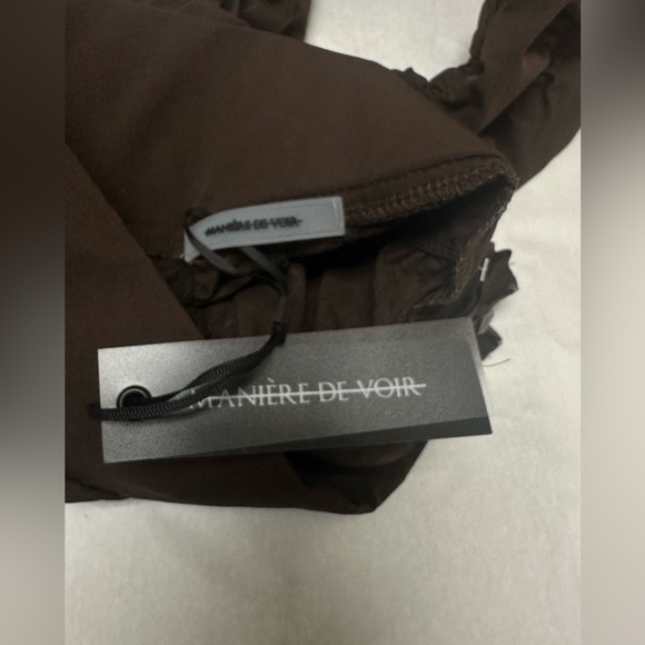 Nwt; VINTAGE MANIERE DE VOIR AVANT GARDE DRAPERY PANTS🤎 - Picture 11 of 13